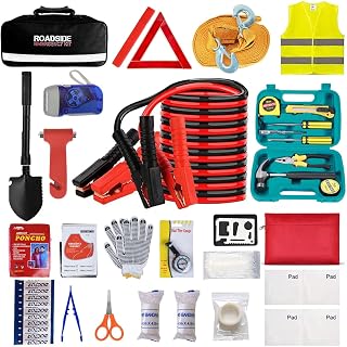 Car First Aid Kit 42 Piece Emergency Road Kit