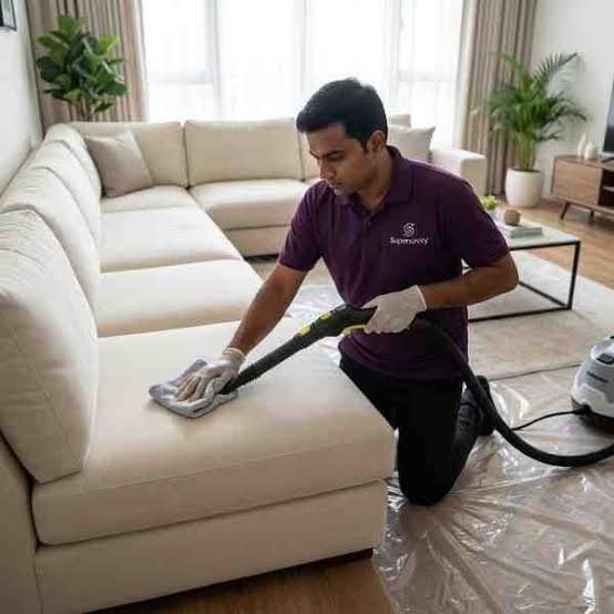 Sofa Deep Dry Cleaning Foam Extraction 3 Seater image 2