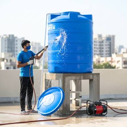 Overhead Water Tank Cleaning and Disinfection