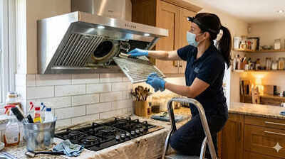 Gas Stove Chimney Cleaning and Jet Spray Service image 2