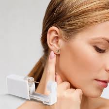 Ear Piercing at Home Sterile Needle or Gun