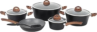 5 Piece Non-Stick Granite Cookware Set