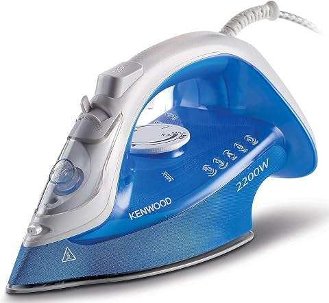 Steam Iron 2200W Ceramic Soleplate Anti-Drip